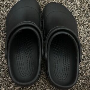 Black CROCS, size 9
